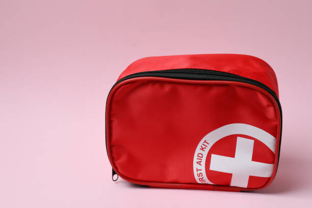 istock First aid medical kit on pink background 1439974159
