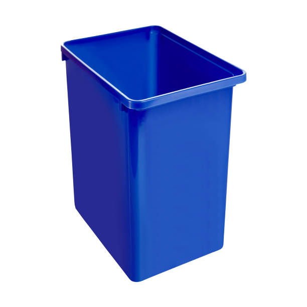 istock Plastic blue bucket isolated on white background 1439975147