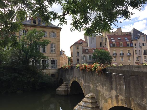 istock A street by the river in Metz. 1439977324