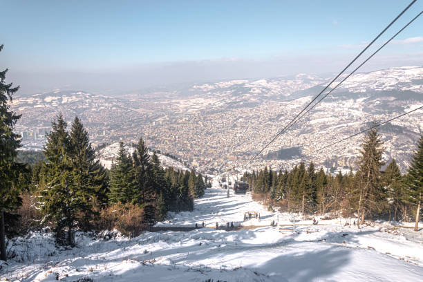 Sarajevo Cable Car stock photo
