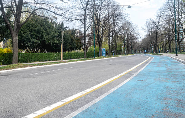 istock Empty streets of Sarajevo during Covid crisis 1439982297