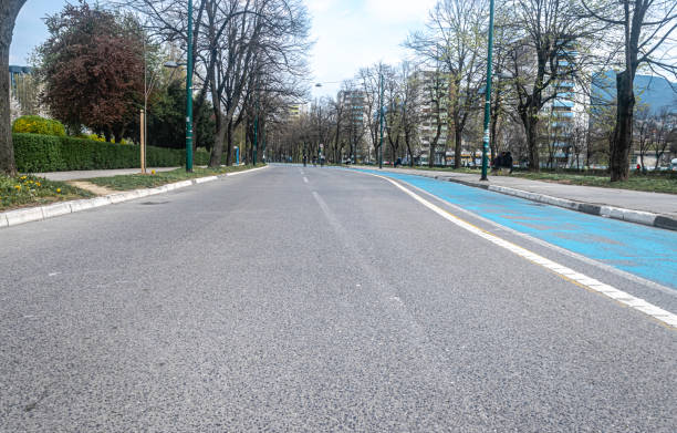 istock Empty streets of Sarajevo during Covid crisis 1439982312