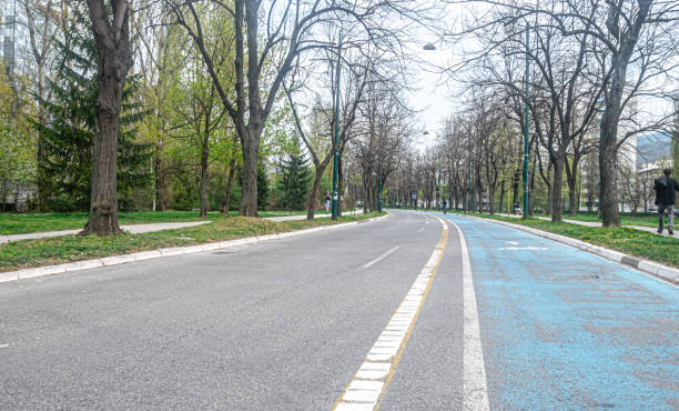 istock Empty streets of Sarajevo during Covid crisis 1439982313