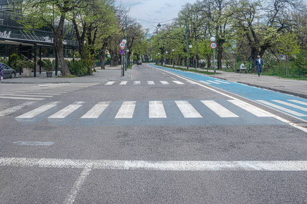 istock Empty streets of Sarajevo during Covid crisis 1439982327