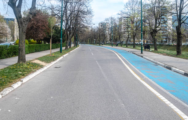 istock Empty streets of Sarajevo during Covid crisis 1439982336