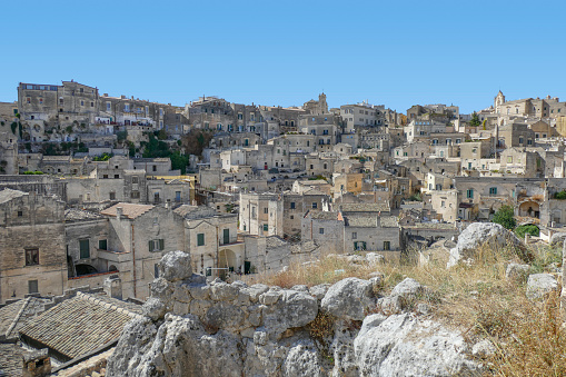 Impression around Matera in the region of Basilicata in Southern Italy