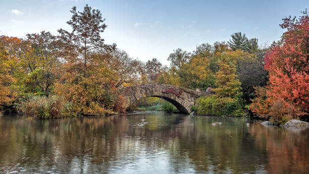 istock Gapstow Bridge in Central Park, autumn 1439990264