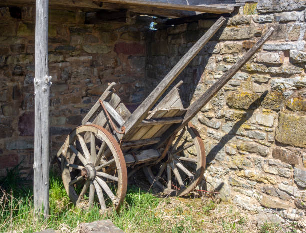 istock Medieval wooden cart 1439990326