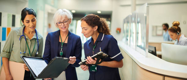 istock hospital doctor with administrator 1440002619
