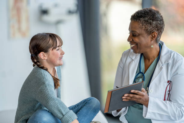 istock Girl at a Medical Check-Up 1440007630