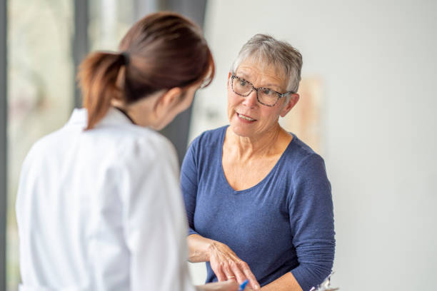 istock Senior at a Health Check-Up 1440008202