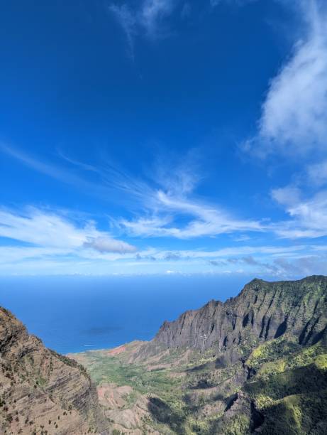 열대 섬 카우아이의 풍경, 하와이 - van vleuten 뉴스 사진 이미지