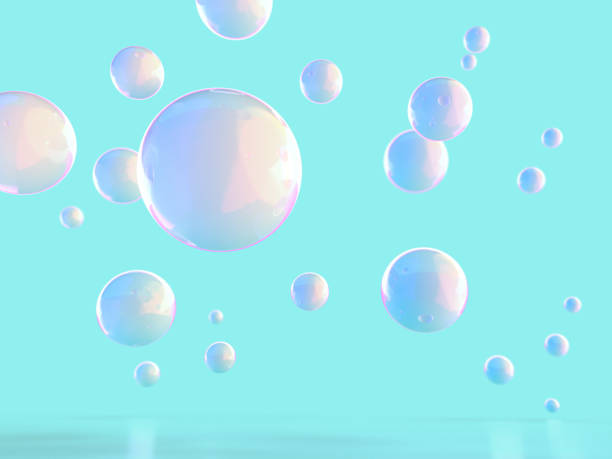 istock 3D illustration of rainbow colored soap bubbles 1440009629
