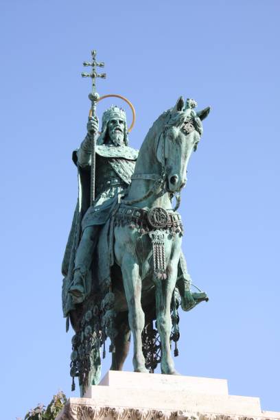 istock Vertical shot of the statue in Budapest, Hungary 1440012596