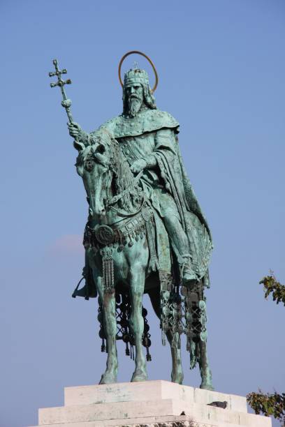 istock Vertical shot of the statue in Budapest, Hungary 1440012599