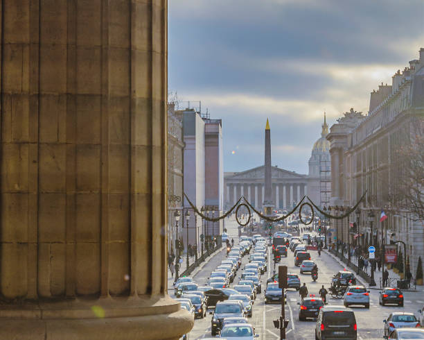 istock Royalty avenue, paris, france 1440015543