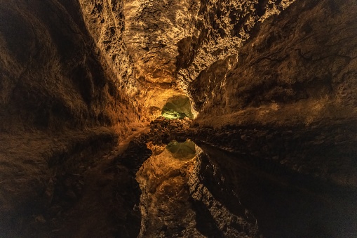 The mysterious Cueva de Los Verdes lava tube in the Canary Islands