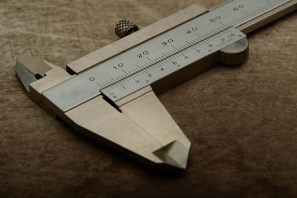 istock Closeup shot of a vernier caliper 1440018423