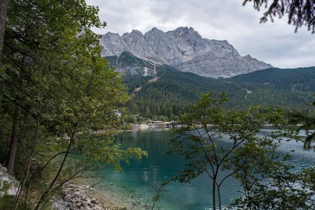 istock Lake with the mountains in the background 1440018488