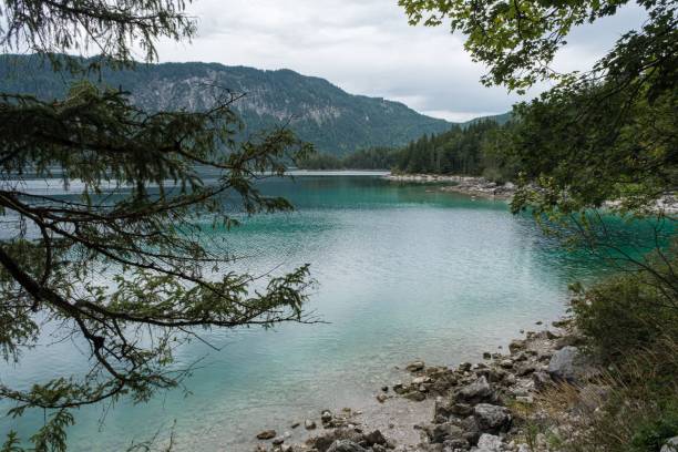istock Lake with the mountains in the background 1440018510