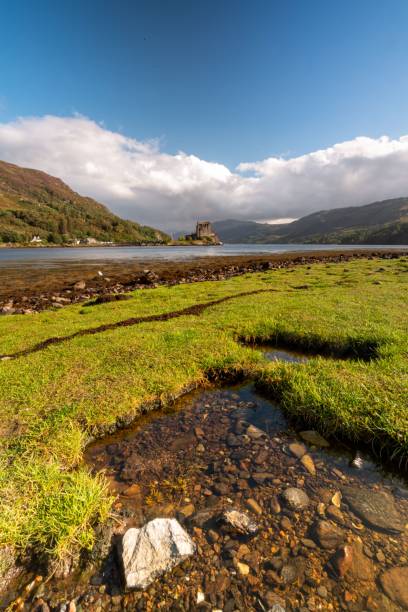 istock Beautiful mountainous lake view on a cloudy day 1440021103