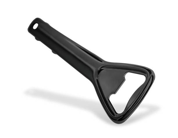 istock Black bottle opener, isolated on white background. 1440028934