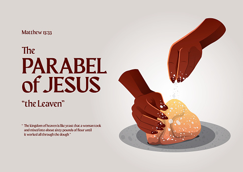 Parable of Jesus Christ about the leaven bible story