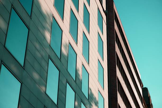 istock Low-angle view of a modern building in Barcelona, Spain 1440030867