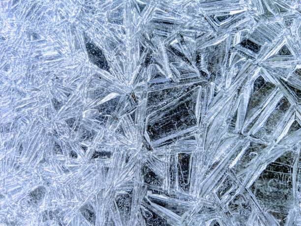 istock Beautiful wallpaper of icicles 1440031122