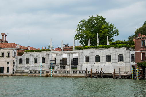 The Peggy Guggenheim museum on the Grand Canal, City of Venice, Italy, Europe