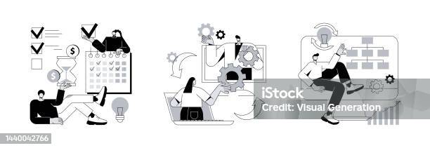 Business Process Vector Image Business Process Abstract Concept Vector Illustrations Stock ...