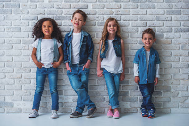 istock Cute stylish children 1440070233