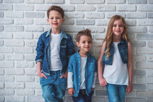 istock Cute stylish children 1440070238