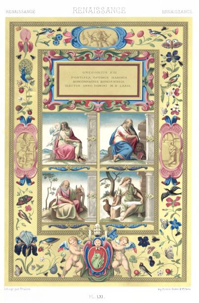 istock Renaissance -  Painting (9 patterns), by Color Ornament 1885. 1440079407