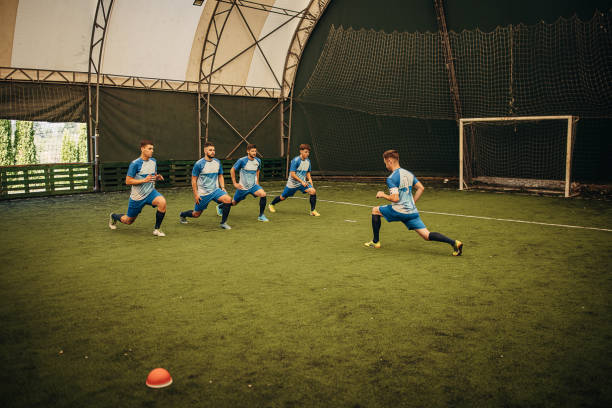 istock Soccer players training together 1440085070