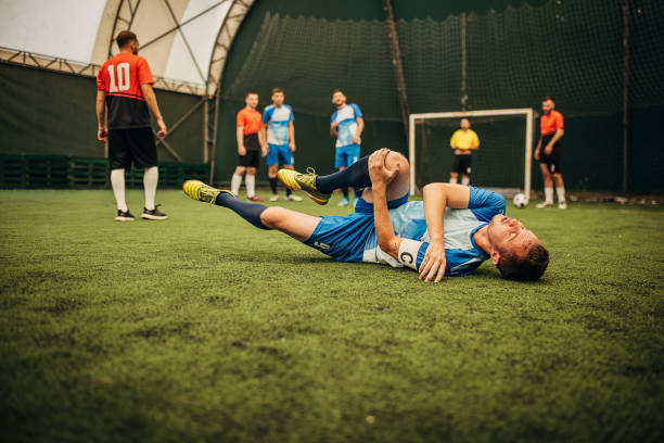 istock Soccer player got injured 1440085503