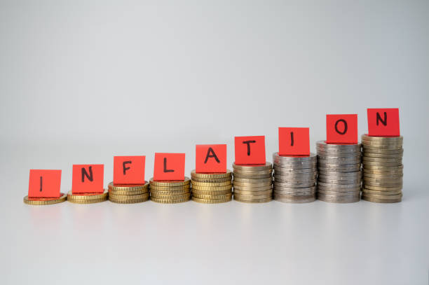 istock Stacks of coins and 