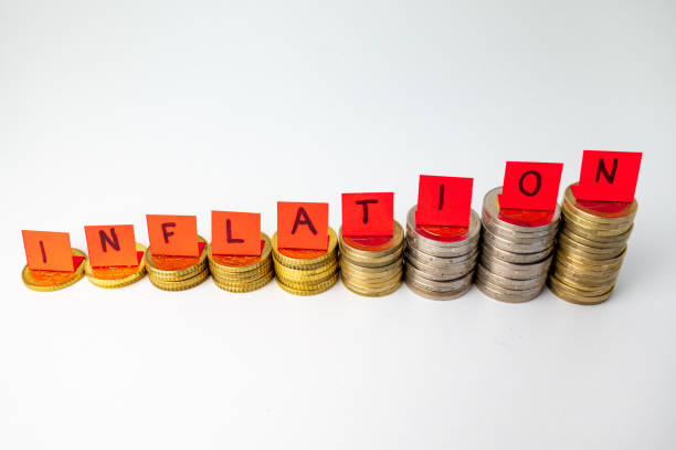 istock Stacks of coins and 