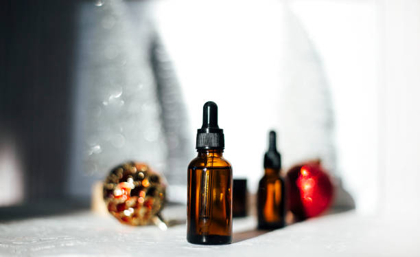 istock facial cosmetics on the catwalk on a New Year's background 1440087704
