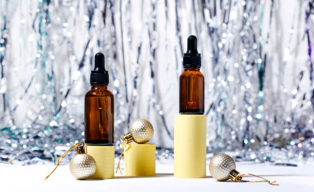 istock facial cosmetics on the catwalk on a New Year's background 1440087719