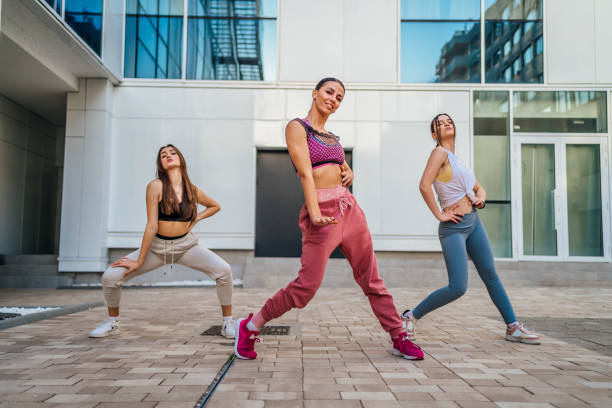 istock Three female dancers outdoors 1440092299