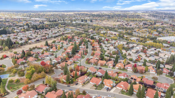 istock Residentail drone photo 1440095455