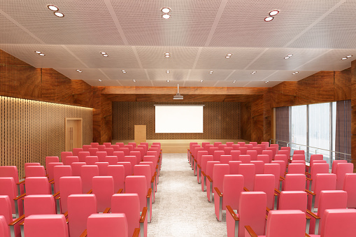 Interior Of Empty Conference Hall