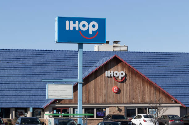 IHOP Pancake restaurant. International House of Pancakes has over 1,800 locations. Ft. Wayne - Circa November 2022: IHOP Pancake restaurant. International House of Pancakes has over 1,800 locations. Ihop stock pictures, royalty-free photos & images