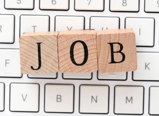 istock The word JOB arranged from wooden letters. 1440098183