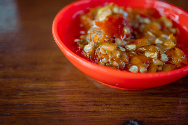 istock Close up photo main course traditional restaurant Semarang. 1440098233