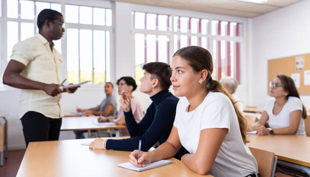 istock Attentive university students in advanced training courses in auditorium 1440098927