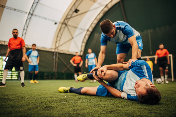 istock Soccer player got injured 1440100876