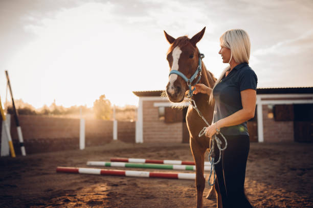 istock A woman and her horse 1440102887