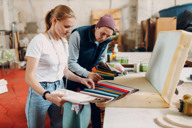 istock Furniture Upholstery and Manufacture fabric Renovation 1440110493